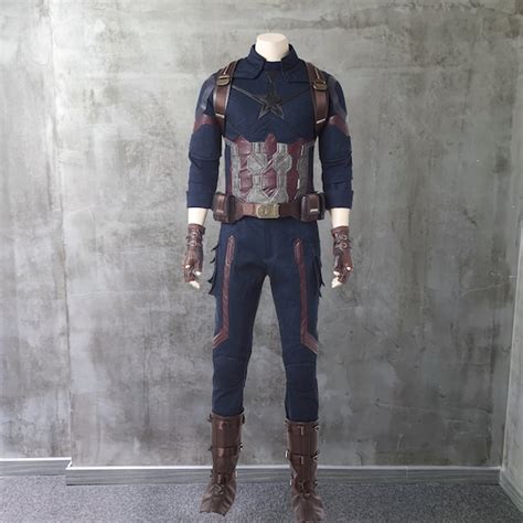 Avengers Endgame Captain America Steve Rogers Cosplay Costume Canada Ubicaciondepersonascdmx