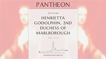 Henrietta Godolphin, 2nd Duchess of Marlborough Biography - English ...