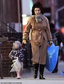 Rachel Weisz wraps up in a camel coat and oversized hat | Daily Mail Online