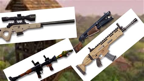 All Fortnite Weapons In Real Life Youtube