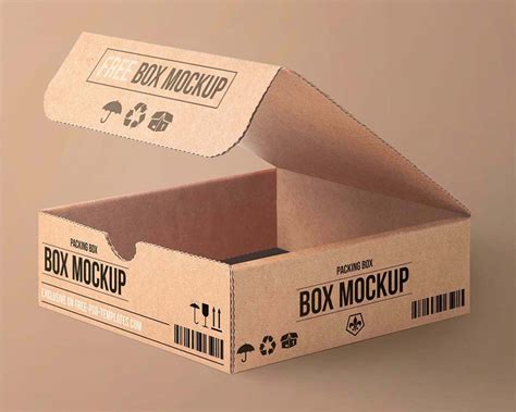 Free Carton Packaging Box Mockup Mockuptree