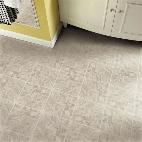 Armstrong Flooring 45 Piece 12 In X 12 In Sand Peel And Stick Vinyl Ti