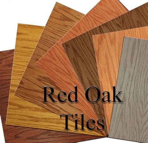 Red Oak Veneer Tiles