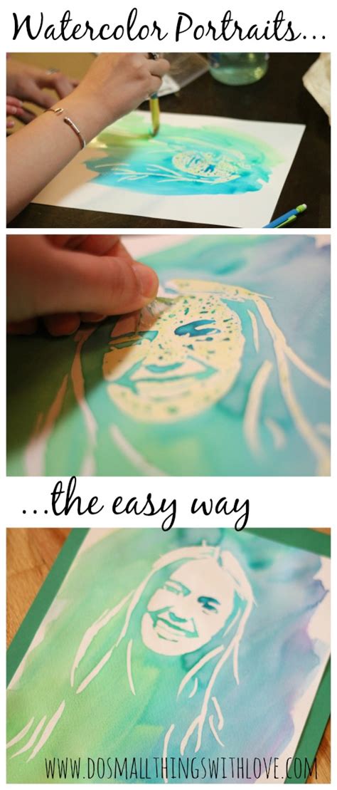 Easy Watercolor Portrait Do Small Things With Great Love
