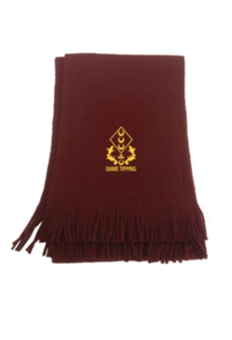 Dame Tipping C of E Primary School - Dame Tipping Primary - Scarf Burgundy