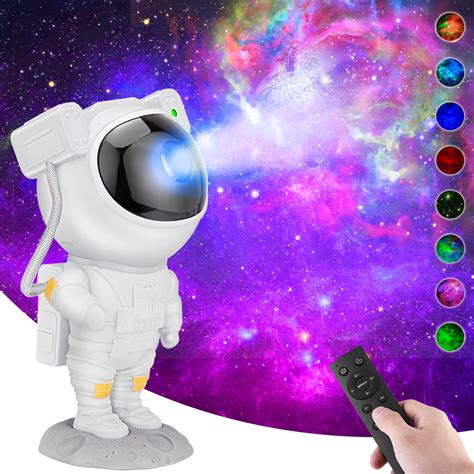Buy Galaxy Projector Tiktok Astronaut Nebula Night Lights Remote