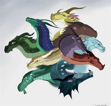 All Of The Tribes Wings Of Fire Dragons Wings Of Fire Fire Art