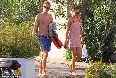 jenson button and girlfriend jessica michibata show off their toned beach bodies on yacht