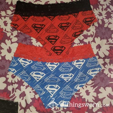 buy red sold superman cheeky panties