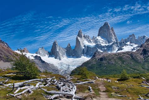 The Legendary Fitz Roy In The Southern Patagonian Ice Field El Chalten