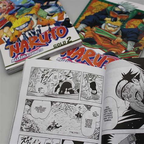 Kit 3 Livros Naruto Gold Masashi Kishimoto