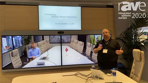 Ise 2020 Cisco Demos New High End Webex Room Panorama Allows You To