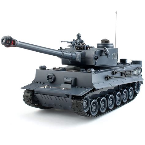 Rc Tanks128 Ww2 German Tiger Army Tank Toys For Boys9 Channels