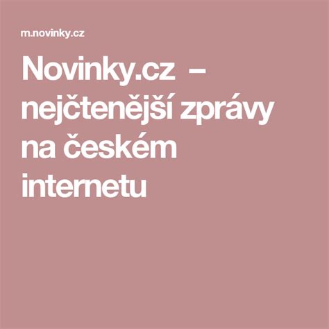 Novinky.cz - nejčtenější zprávy na českém internetu | Lockscreen