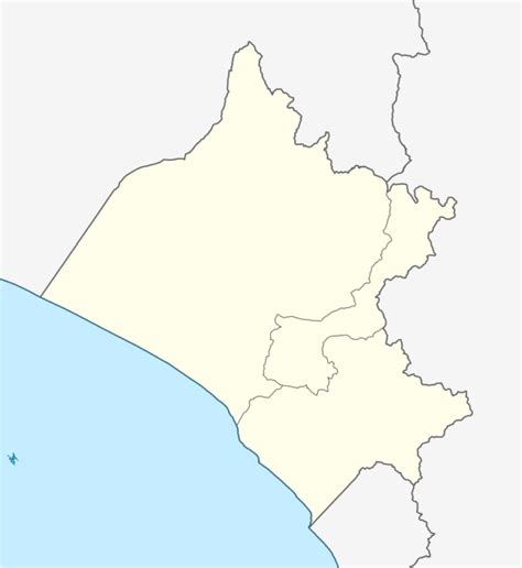 Mapa De Lambayeque Provincia Municipios Turístico Y Carreteras De