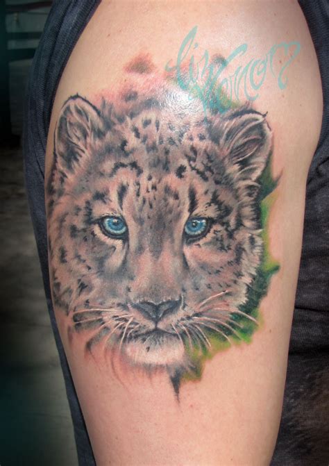 Leopard Tattoo By Liz Venom From Bombshell Tattoo In Edmonton Head