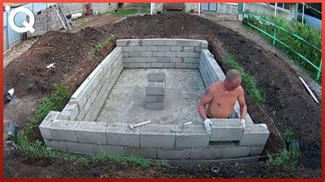 Building Amazing Diy Swimming Pool Step By Step By Мы и природа