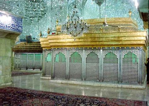 View Of Imam Hussain A S Roza While Standing At The Roza Of Hazrat Abbas A S Imam Hussain