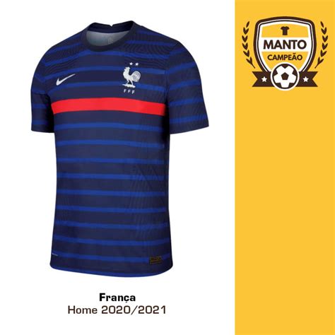 Camisa nike fran�a i 2018 sele��o francesa. Camisa França 2020/2021 Home Personaliza Nome Número no ...