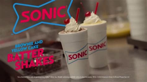 Sonic Drive In Batter Shakes Tv Commercial Brownie Batter Ispottv