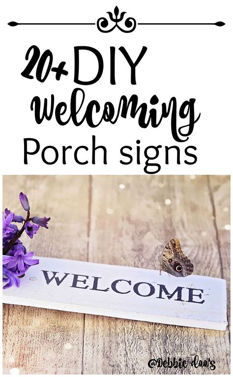 We did not find results for: 20+ DIY welcoming porch signs - Debbiedoos