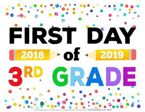 First Day Of School Signs Free Printables Handmade Craftsamazon