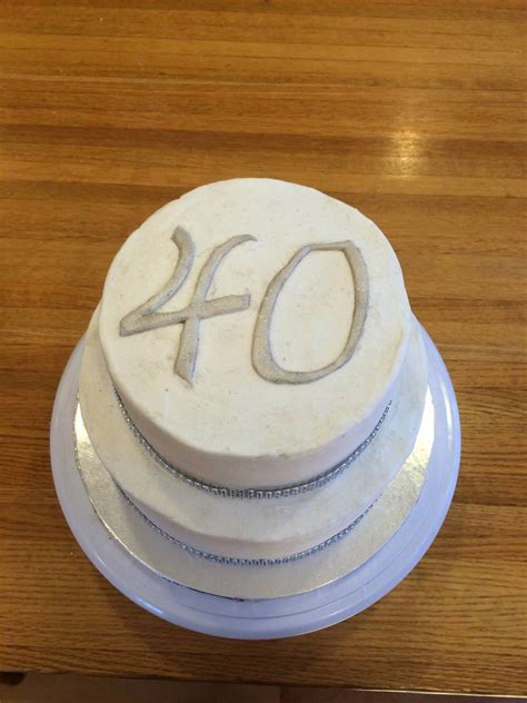 40th Birthday Cake With Bling