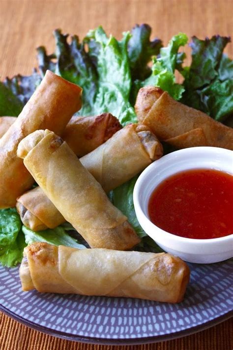 Use this homemade spring roll recipe to make the cantonese version of spring rolls that you know and love from dim sum restaurants! Travel Pinspiration - Thai Food Dishes