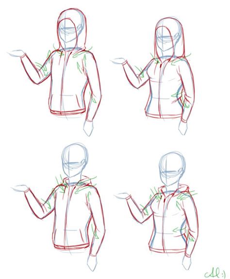 How to draw a hoodie, draw hoodies, step by step, drawing guide, by dawn. how to draw hoodies - Google Search | Bocetos para dibujar ...