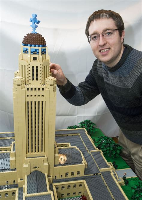 Mans Lego Nebraska Capitol A 25755 Brick Creation In 2020 Nebraska