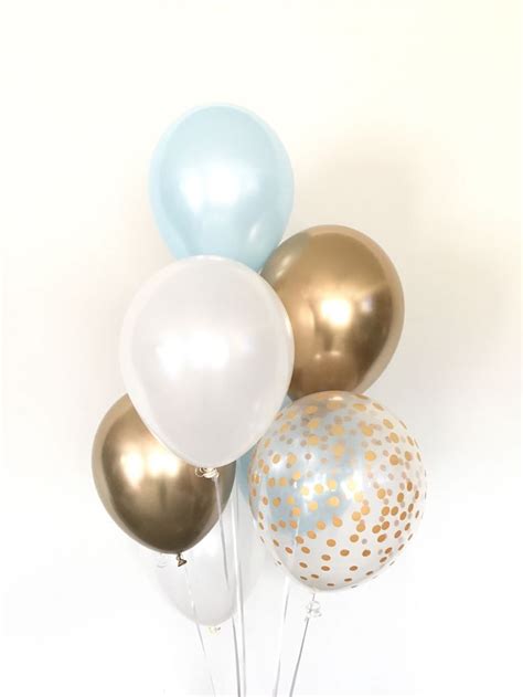 Blue And Gold Balloons Blue And Chrome Gold Balloons Something Blue