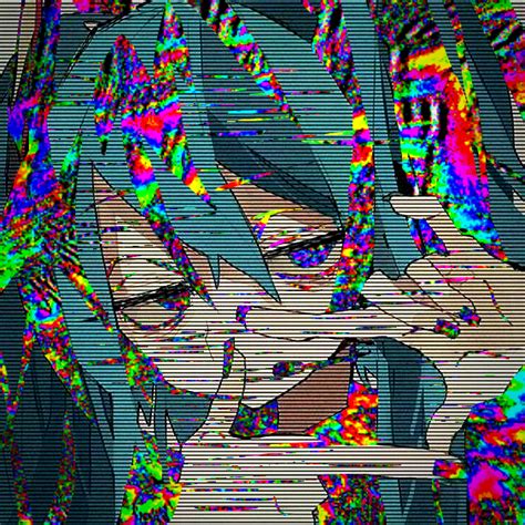 Glitchcore Anime Pfp Hatsune Miku In 2021 Aesthetic
