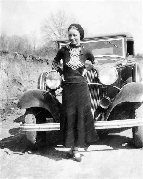 Bonnie Parker Ford 1932 Vintage 8x10 Reprint Of Old Photo Photoseeum