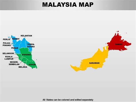Malaysia Powerpoint Maps Presentation Powerpoint Templates Ppt