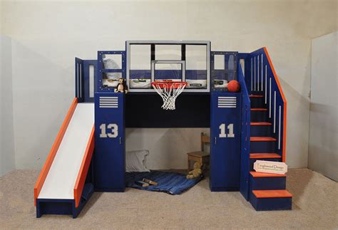 ultimate basketball bunk bed backboard