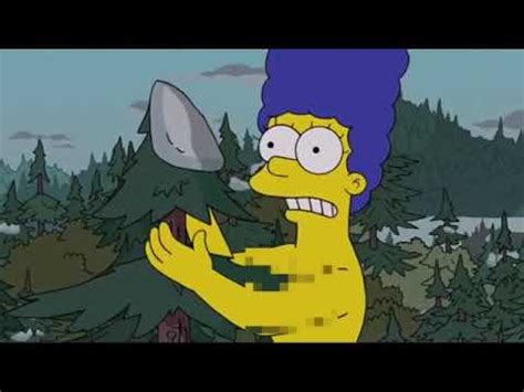 Escena eliminada de los Simpson dónde Homero y marge están desnudos YouTube