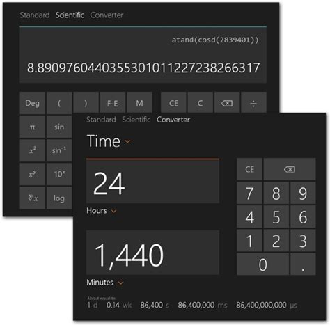 Calculate target date & time by adding/subtracting some time elements (years, months, weeks, days, hours, minutes and seconds) based on a specified time. Calculator - Windows 8.1: The Missing Manual Book