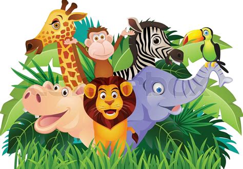 Dschungel Cartoon Tier Stock Vektor Colourbox