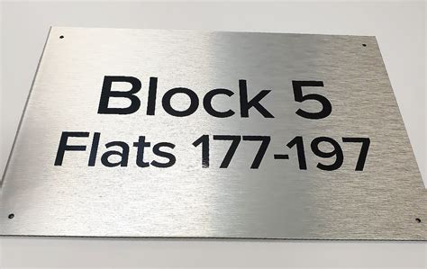 Brushed Dibond Signs And Plaques Signs Base