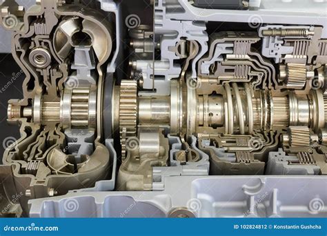 Cutaway Transmission Of The Truck Stock Photo Image Of Shift