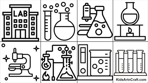 Coloring Pages Of Scientist And Labs