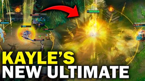 New Kayle R Skill She Can Attack During Ult League Of Legends Youtube