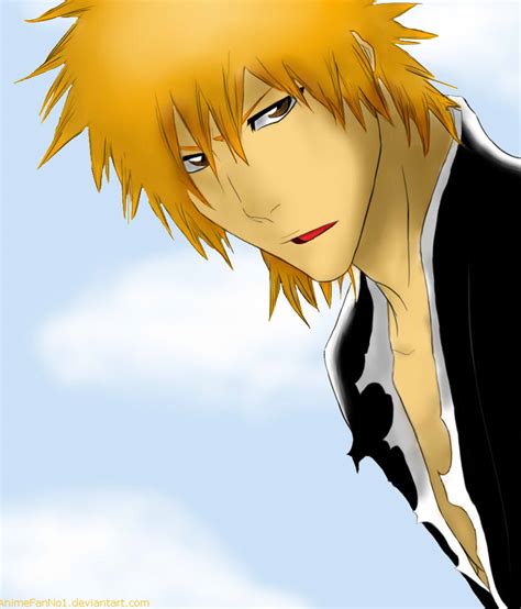 Bleach Ichigo Long Hair By Animefanno1 On Deviantart