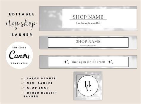 Modern Etsy Shop Banner Templates Graphic By Digital Soul Design