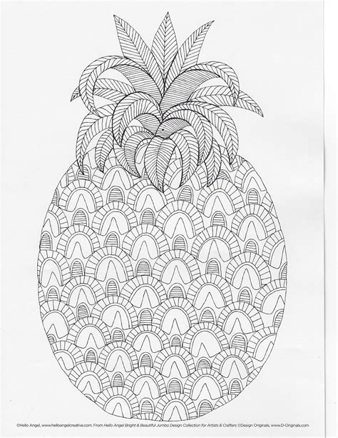 Pin By Lala Dewitt On Pineapple Coloring Pages Art Drawings Drawings
