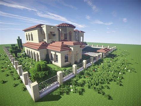 Easy modern house minecraft tutorial rizzial. California Mansion - Minecraft House Design