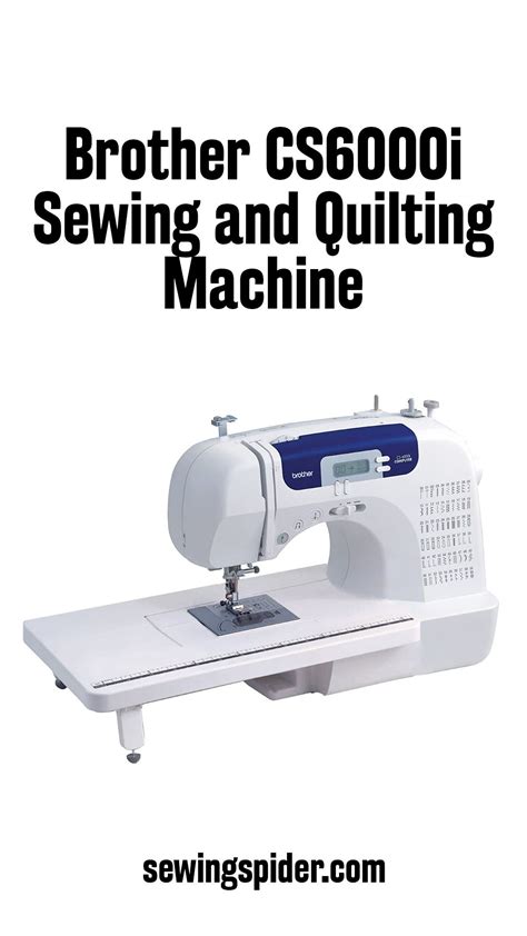 Brother CS6000i Sewing and Quilting Machine | Sewing machine, Machine quilting, Sewing machine ...