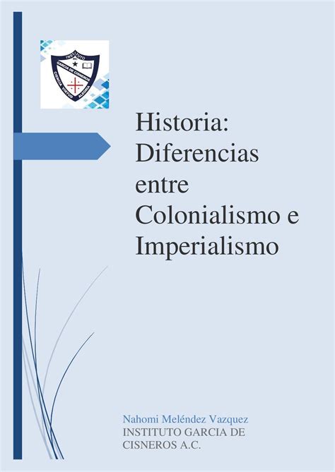 Calaméo Historia Diferencias entre colonialismo e imperialismo