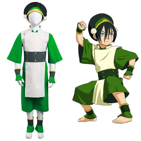 Avatar The Last Airbender Toph Bengfang Halloween Carnival Suit