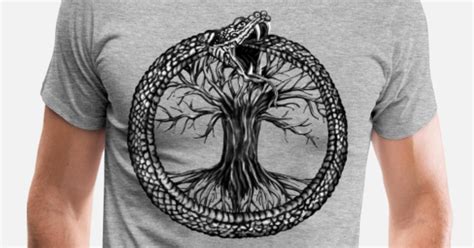 Ouroboros Tree Of Life Mens Premium T Shirt Spreadshirt